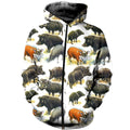3D Printed Pig Clothes-Apparel-Phaethon-ZIPPED HOODIE-S-Vibe Cosy™