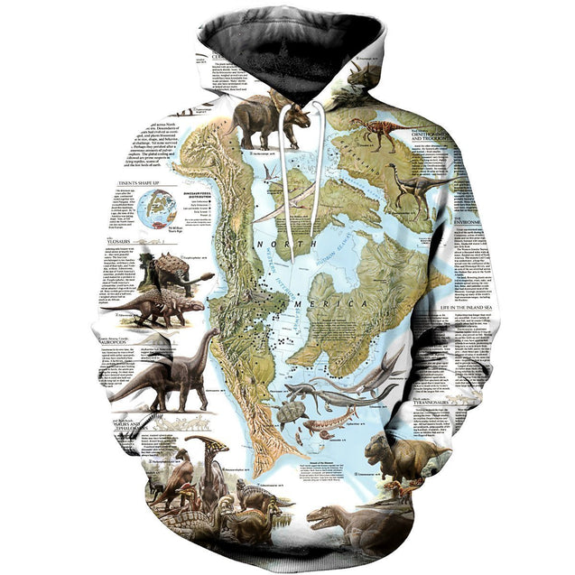 3D All Over Printed Dinosaurs Shirts and Shorts-3D All Over Printed Clothes-HP Arts-Normal Hoodie-XS-Vibe Cosy™