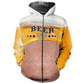 3D All Over Printed Beer Shirts and Shorts-Apparel-HP Arts-ZIPPED HOODIE-S-Vibe Cosy™