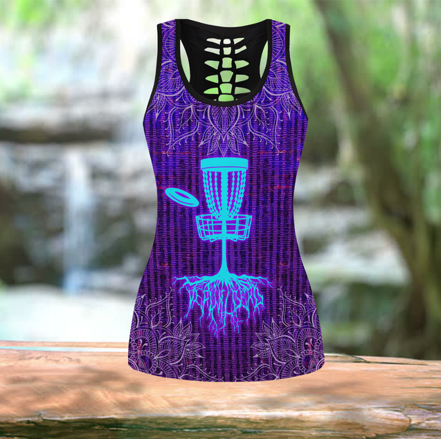 Customize Name DISC Golf Combo Outfit Legging And Tanktop MH05042101