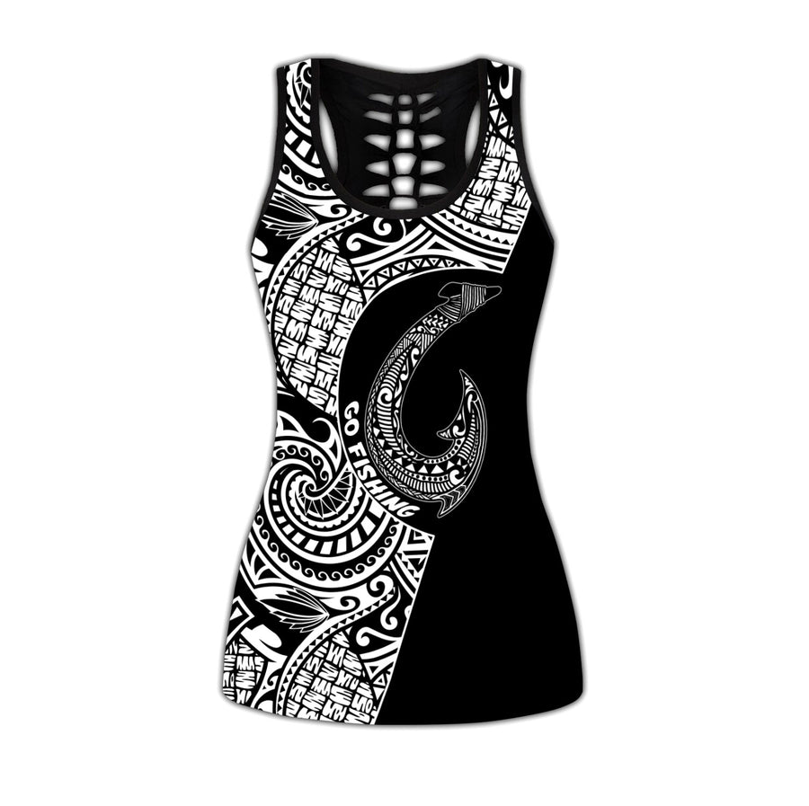 Amazing Polynesian Go Fishing Personalized Deluxe Legging Tank Top ML