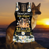 German Shepherd flowers legging + hollow tank combo ver2 DA12042102