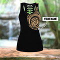 Amazing Polynesian Traditional Tattoo Personalized Deluxe Legging & Tank Top ML