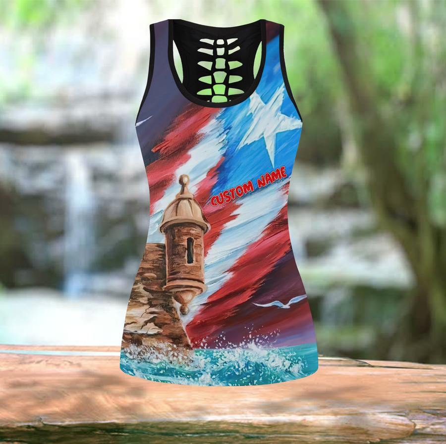 Customize Name Great Wave Puerto Rico Combo Outfit MH15032101