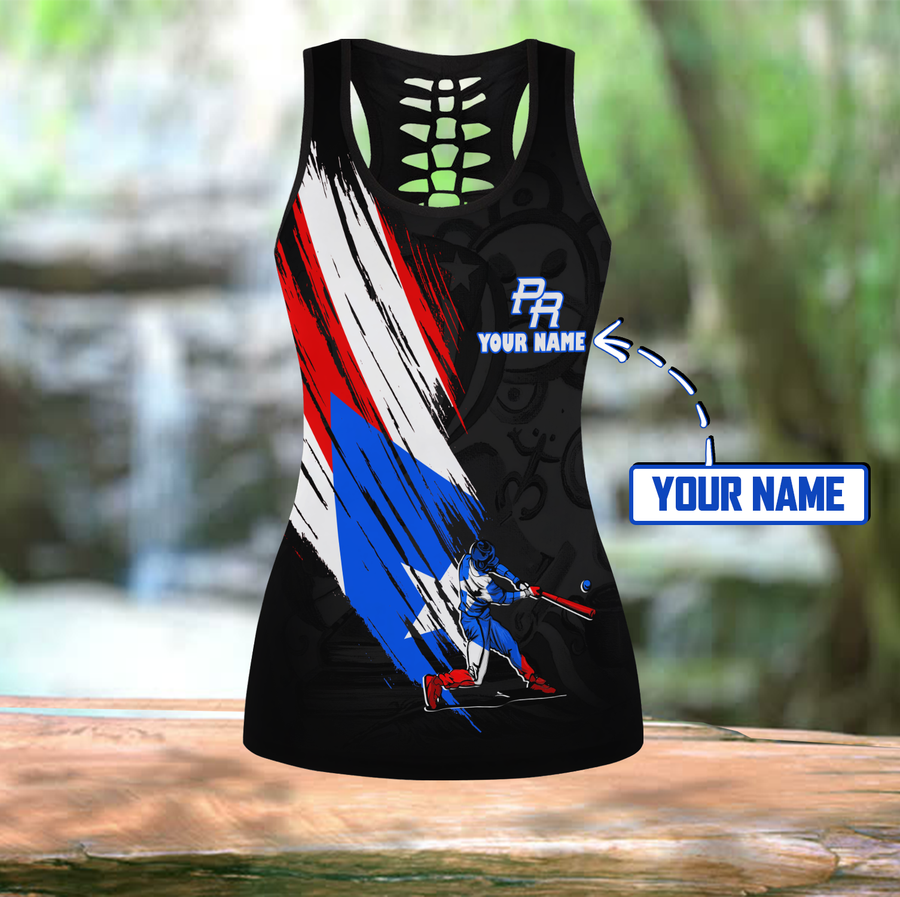 Customize Name Baseball Puerto Rico Combo Outfit MH15032102