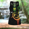 Polynesian Kanaka Hawaii Peronalized Name 3D Over Printed Legging & Tank Top