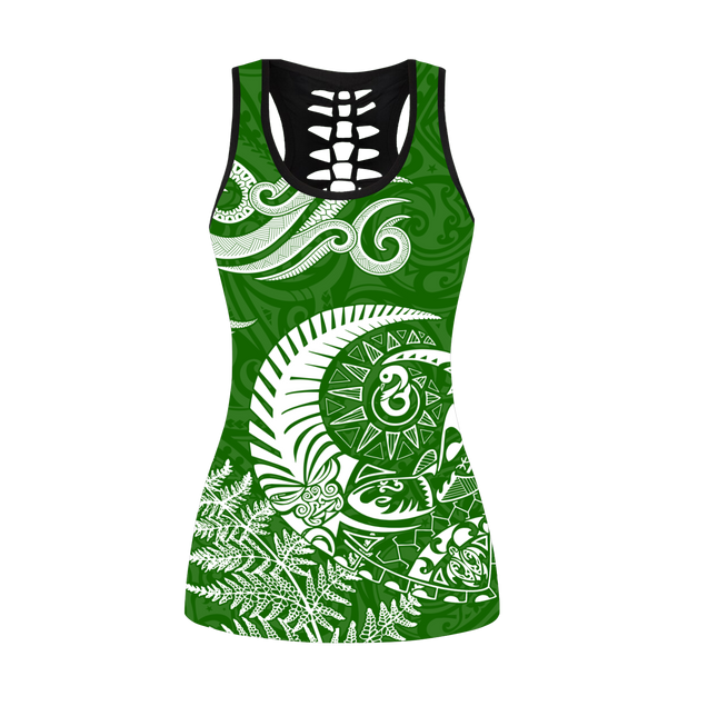 New zealand aotearoa silver fern combo legging tanktop