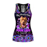 Custom name German Shepherd legging + hollow tank combo NTN13042103