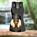 The Queen Ancient Egypt 3D print combo legging tank PD09042102JJ.S
