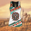 Native American 3D All Over Printed Legging + Hollow Tank