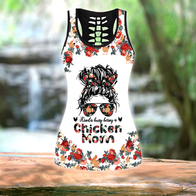Chicken Mom Combo Legging + Tank Top