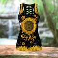 German Shepherd flowers legging + hollow tank combo ver2 SN12042101