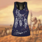 Native American 3D All Over Printed Legging + Hollow Tank