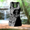 Amazing Polynesian Tattoo Anchor Personalized Deluxe Legging & Tank Top ML