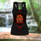 Customize Name Strong Women Firefighter Combo Outfit DA07042103