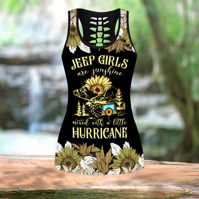 Customize Name Jeep Girl Are Sunshine Mixed With A Little Hurricane combo tank top legging TN TNA29032103