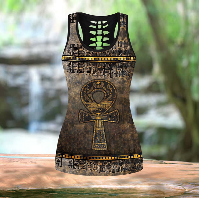 Ankh Ancient Egypt Combo Legging Tank