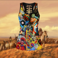 Native American 3D All Over Printed Legging + Hollow Tank