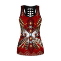 Native American 3D All Over Printed Legging + Hollow Tank