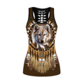 Native American 3D All Over Printed Legging + Hollow Tank