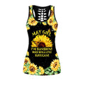 May Girl Sunshine Mixed With A Little Hurricane Combo Tank Top + Legging