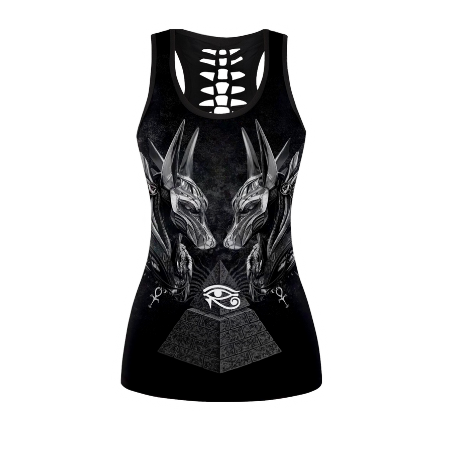 Horus Eye Egypt Anubis Ancient 3D print Combo Legging Tank