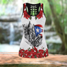 Puerto Rico Maga Flower Combo Hollow Tank Top And Legging Outfit MH24022104