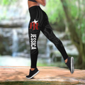 Customize Name Puerto Rico Symbols PR Combo Hollow Tank Top And Legging Outfit MH24022102