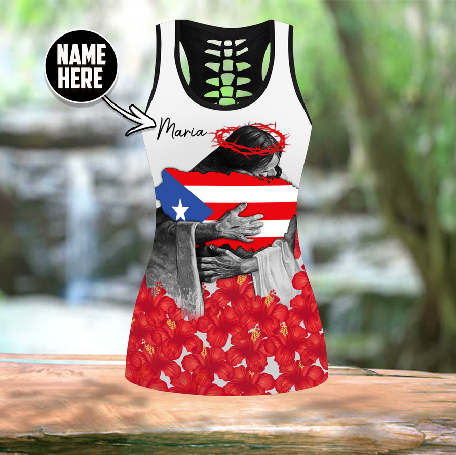 Customize Name God Loves Puerto Rico Combo Outfit TNA08032107