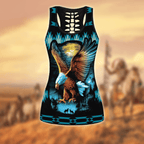 Native American 3D All Over Printed Legging + Hollow Tank