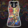 Premium Hippie Tree Of Life 3D Over Printed Legging & Tank Top