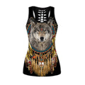 Native American 3D All Over Printed Legging + Hollow Tank