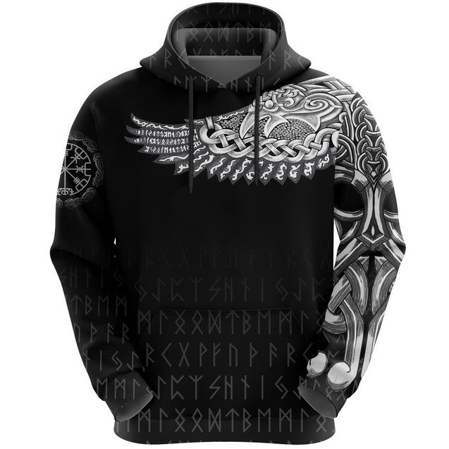 Vikings The Raven-Apparel-HP Arts-Hoodie-S-Vibe Cosy™