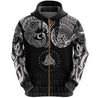 Vikings Chest Tattoo-Apparel-HP Arts-ZIPPED HOODIE-S-Vibe Cosy™