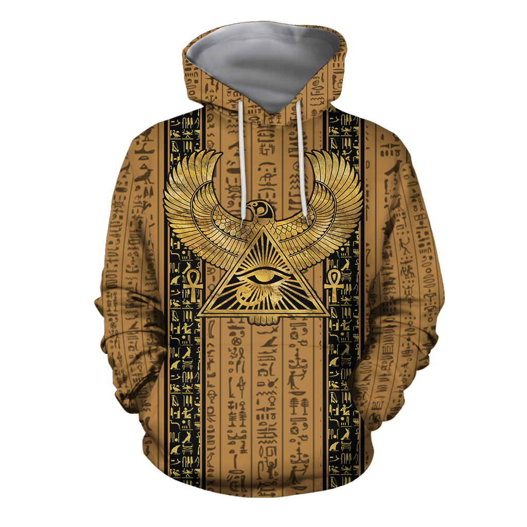 3D Printed Eye Of Horus Clothes TA004-Apparel-TA-Hoodie-S-Vibe Cosy™