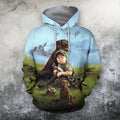 Hunting Dog Art 3D All Over Printed Shirts-Apparel-HP Arts-Hoodie-S-Vibe Cosy™