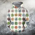 3D All Over Printed stone flower tree Shirts-Apparel-NTH-Hoodie-S-Vibe Cosy™
