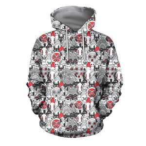 3D All Over Print Anime Spirited Away Hoodie-Apparel-Khanh Arts-Hoodie-S-Vibe Cosy™