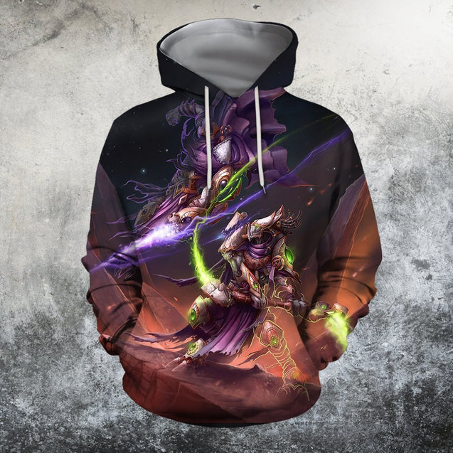 3D All Over Print Starcraft 2 Dark Templar Hoodie-Apparel-Phaethon-Hoodie-S-Vibe Cosy™