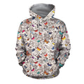 3D All Over Print Butterfly Art Hoodie-Apparel-Khanh Arts-Hoodie-S-Vibe Cosy™