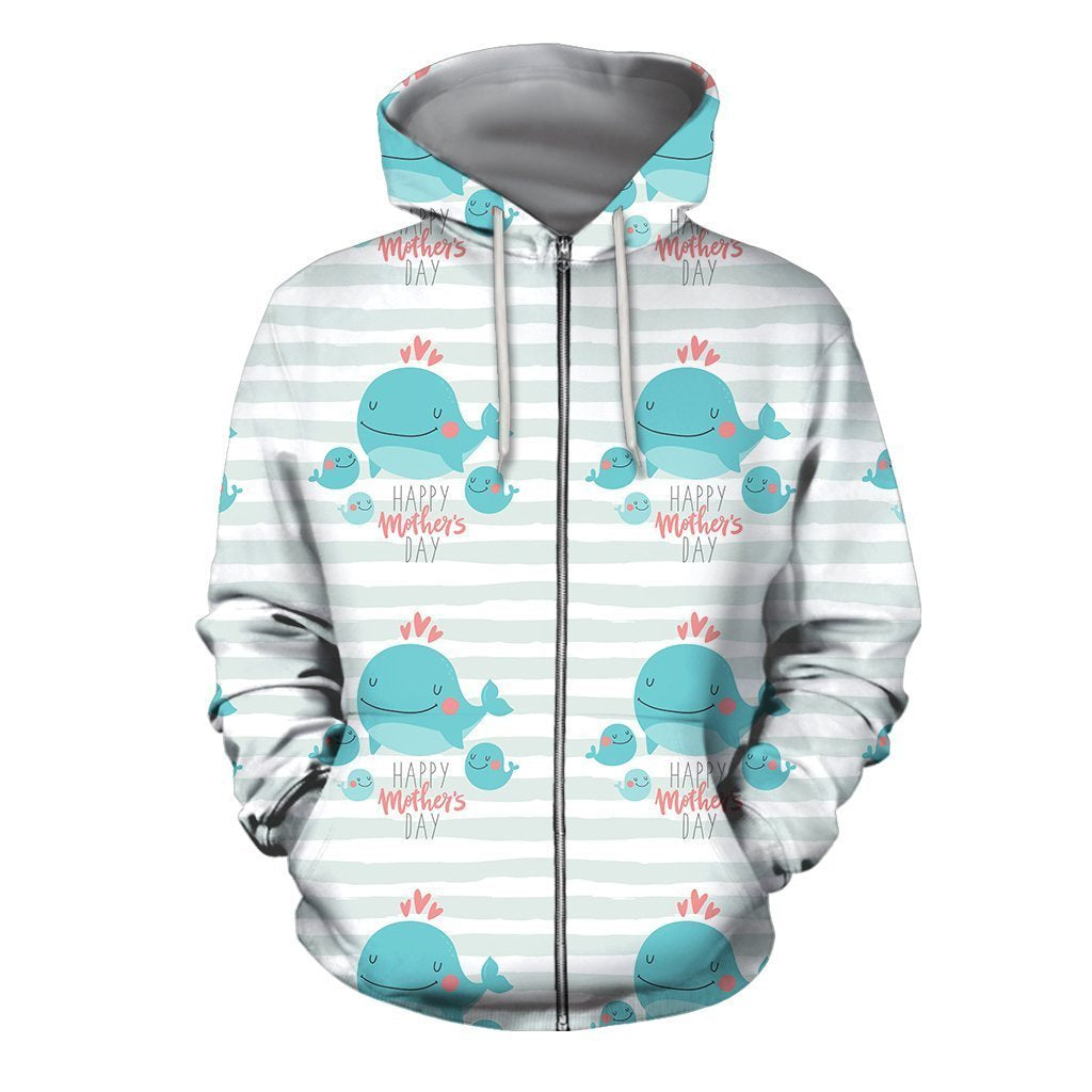 3D All Over Best Mom Dolphin Hoodie-Apparel-Khanh Arts-Hoodie-S-Vibe Cosy™