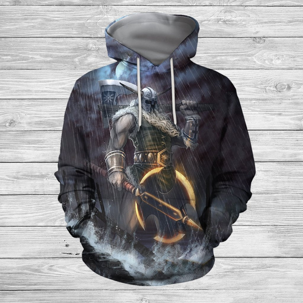3D All Over Printed Viking Warrior Clothes-Apparel-HP Arts-Hoodie-S-Vibe Cosy™