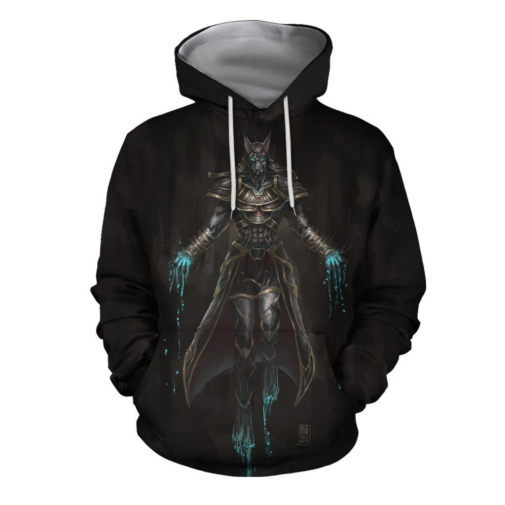 3D All Over Print Pin Anubis Hoodie-Apparel-Khanh Arts-Hoodie-S-Vibe Cosy™