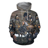 3D All Over Print Mongolia Warrior Hoodie-Apparel-Khanh Arts-Hoodie-S-Vibe Cosy™