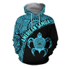 American Samoa Polynesian Hoodie - Blue-Apparel-Phaethon-Hoodie-S-Vibe Cosy™