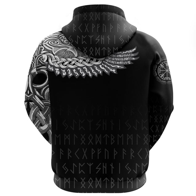 Vikings The Raven-Apparel-HP Arts-Hoodie-S-Vibe Cosy™