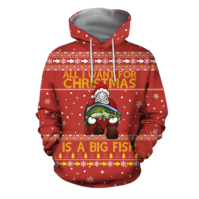 All I Want For Christmas is a Big Fish HC10102JJ - Amaze Style™-Apparel