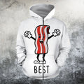Best Bacon Hoodie-Apparel-GP Art-Zipped Hoodie-S-Vibe Cosy™