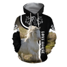 Love White Horse Shirt - Winter Set for Men and Women JJ091201-Apparel-NNK-Hoodie-S-Vibe Cosy™