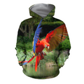3D All Over Print Parrot Macaw Incoming Hoodie-Apparel-PHL-Hoodie-S-Vibe Cosy™